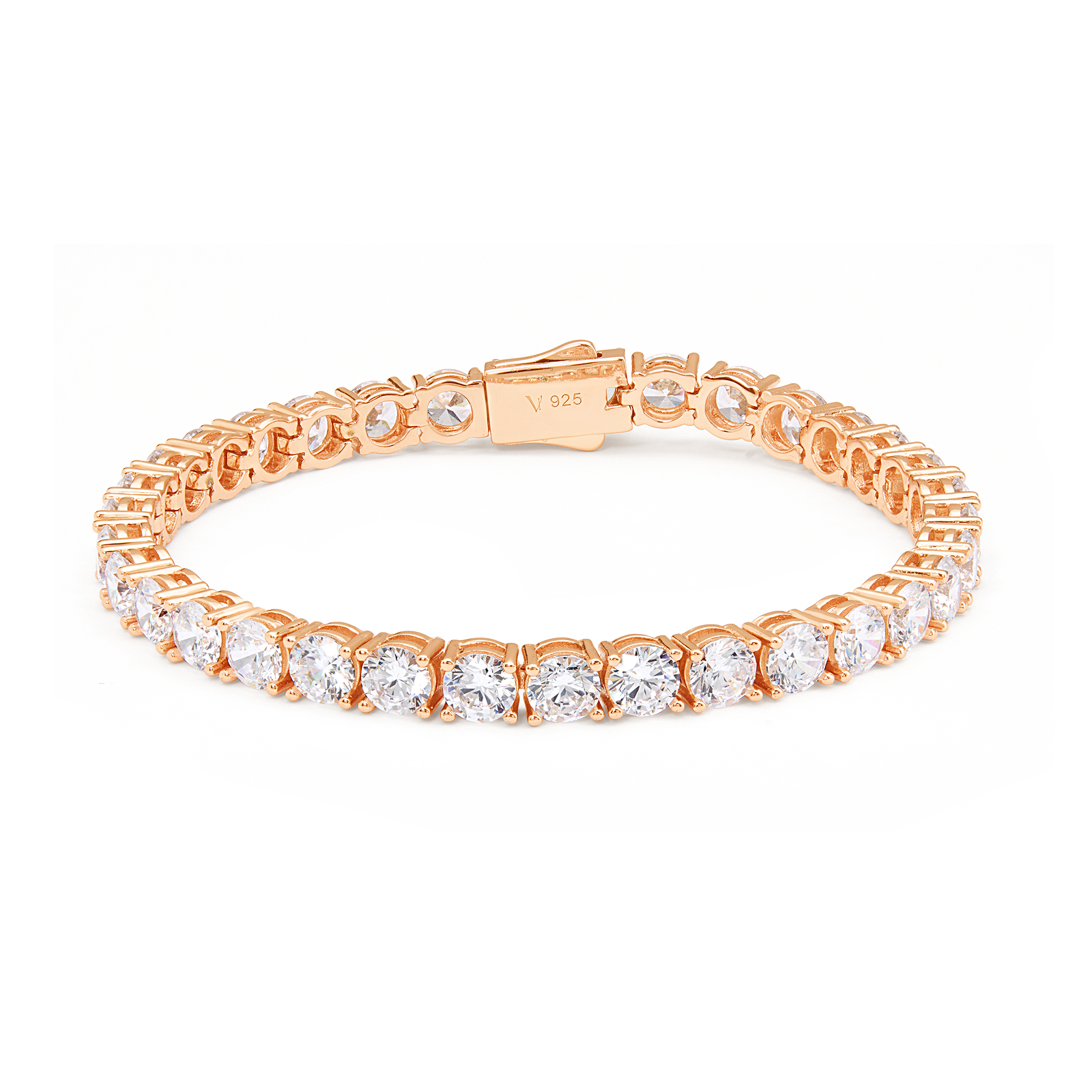 Bold CZ Tennis Bracelet with Large Stones