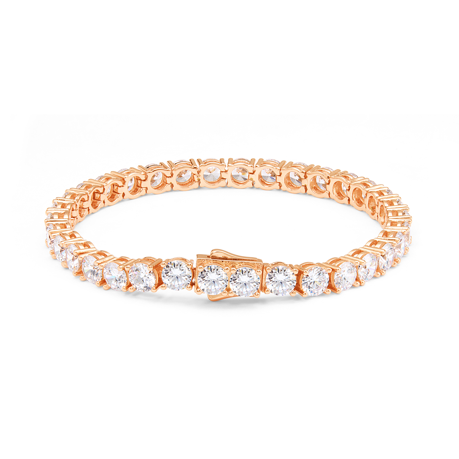 Bold CZ Tennis Bracelet with Large Stones