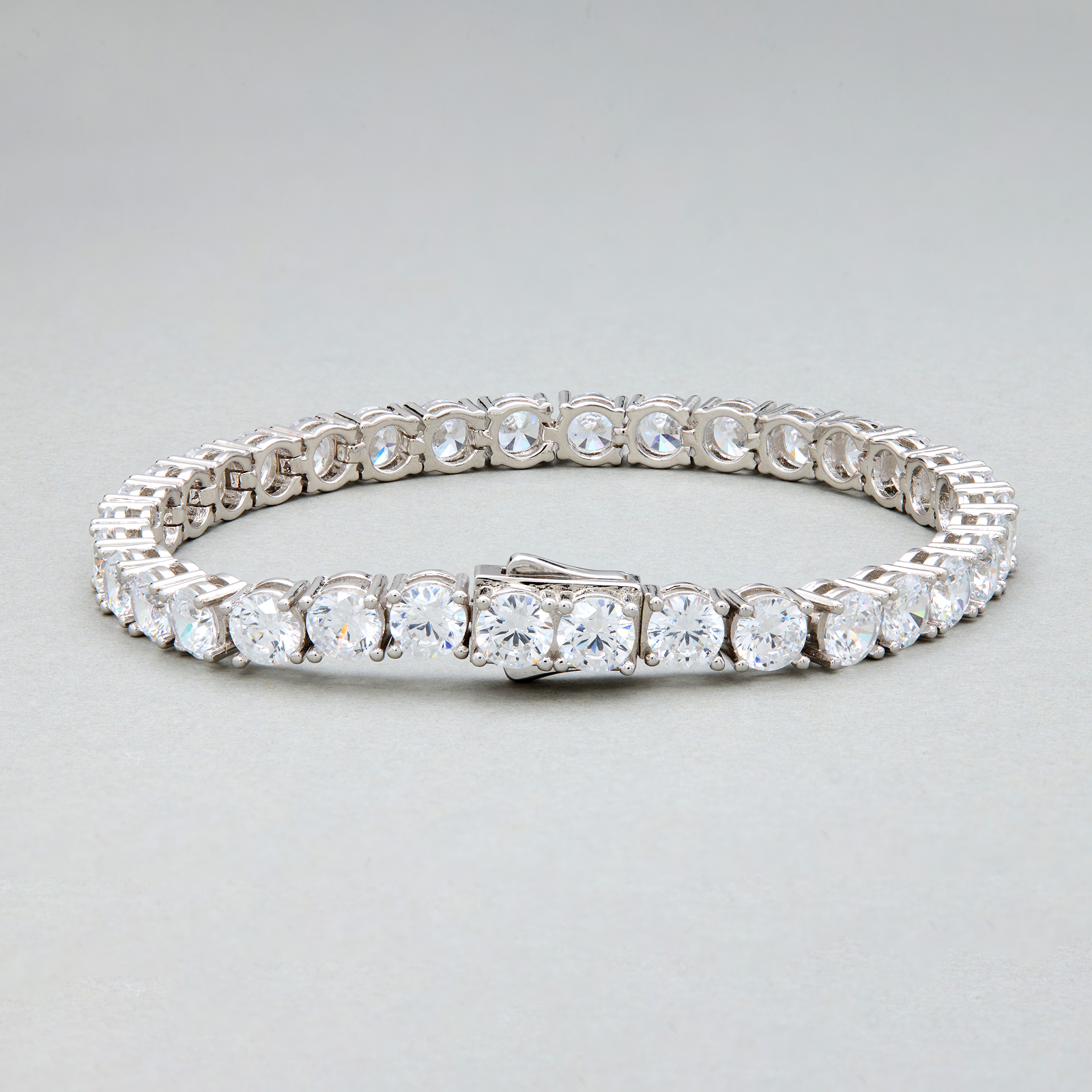 Bold CZ Tennis Bracelet with Large Stones