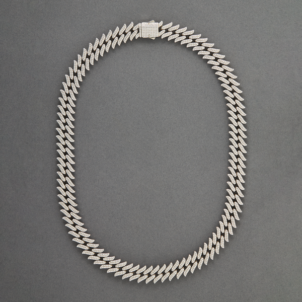 Cuban Link Choker - Silver