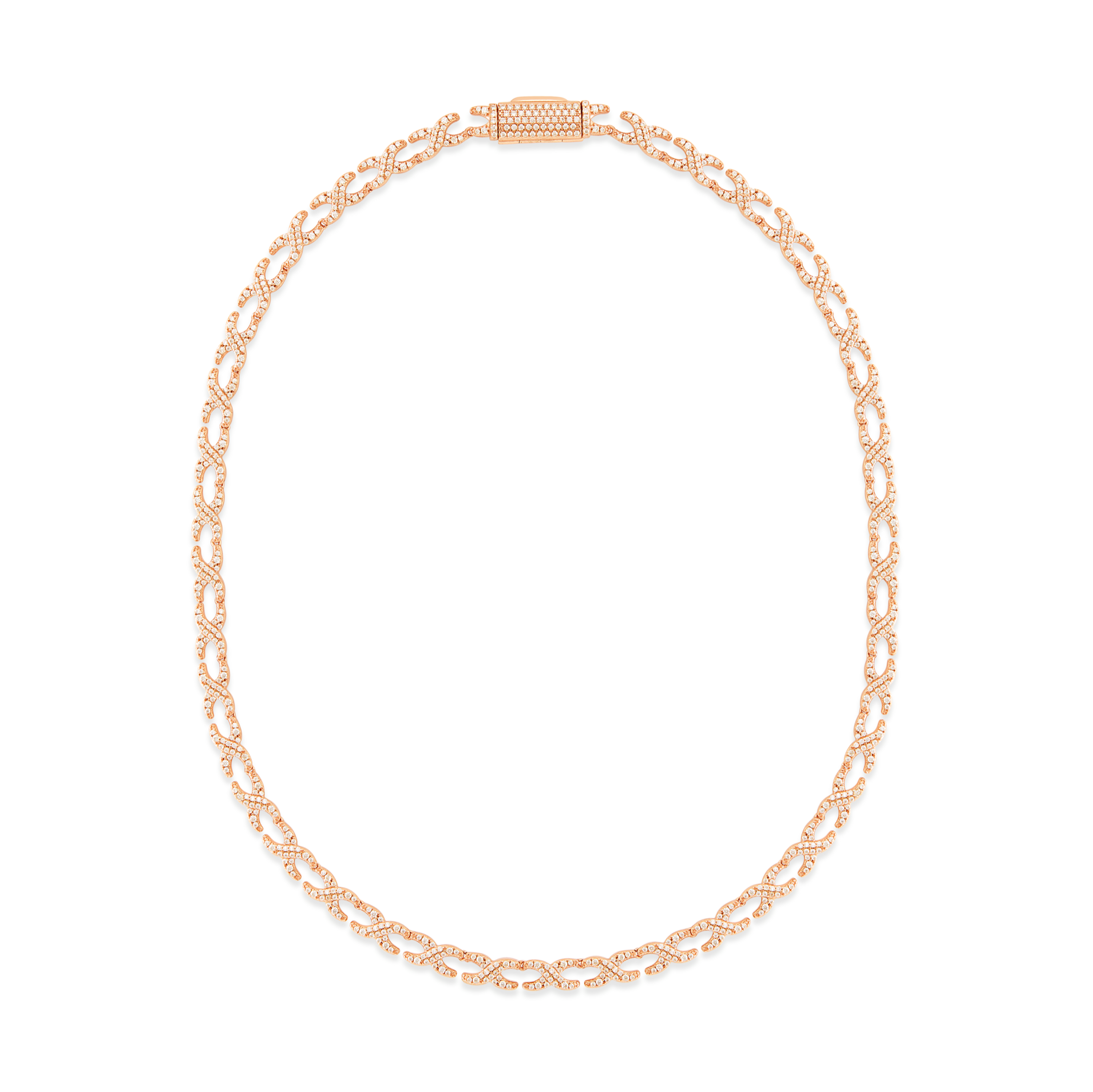 Paperclip Oval Link Chain Bracelet