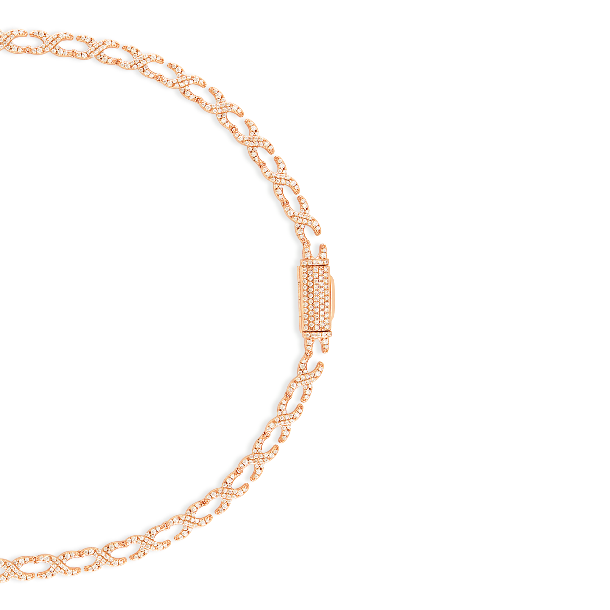 Paperclip Oval Link Chain Bracelet