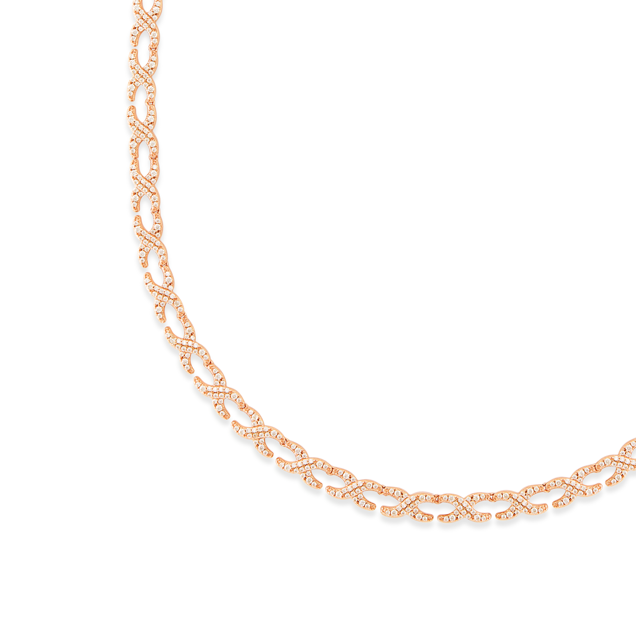 Paperclip Oval Link Chain Bracelet