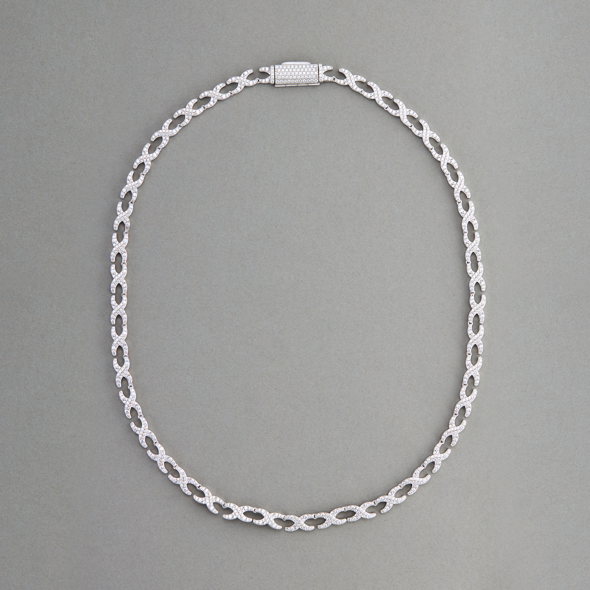 Paperclip Oval Link Chain Bracelet