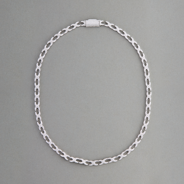 Paperclip Oval Link Chain - Silver