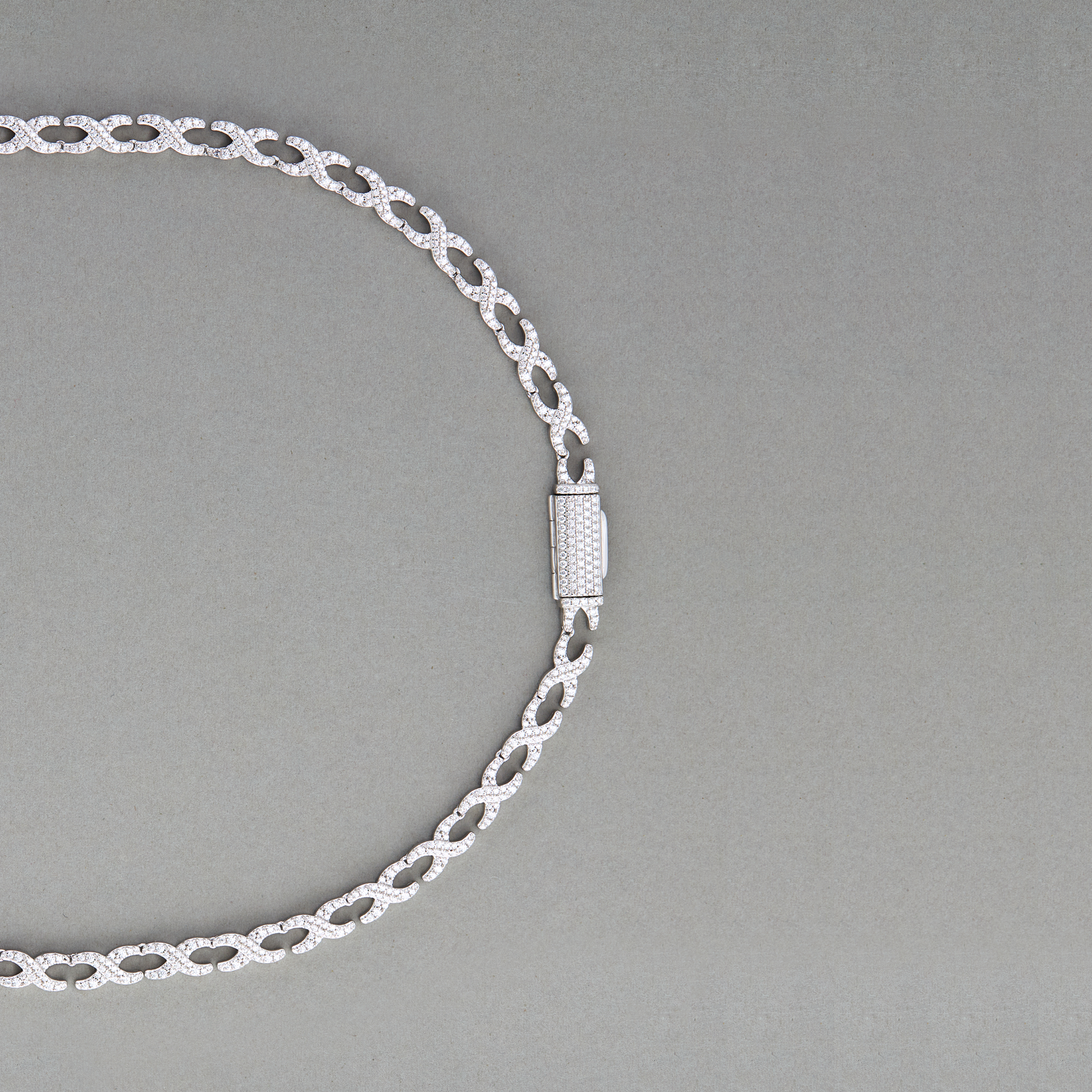 Paperclip Oval Link Chain Bracelet