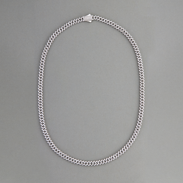 Box Square Link Chain - Silver