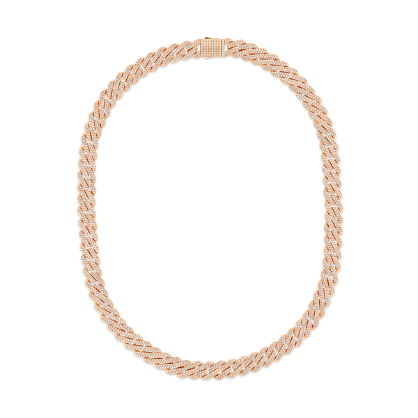 Wide Cuban Link Chain - Rose Gold
