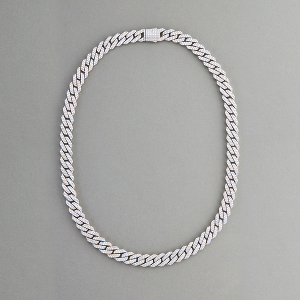 Wide Cuban Link Chain - Silver