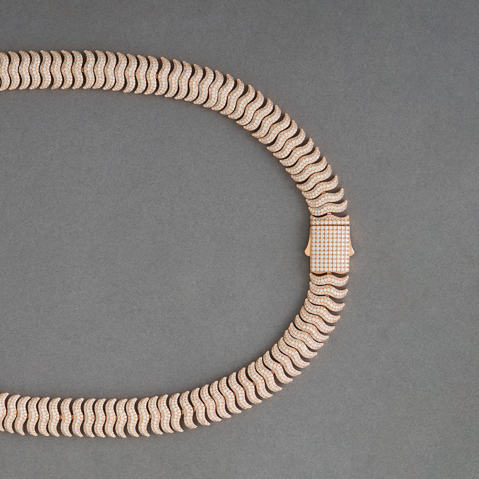 Herringbone Chain Choker