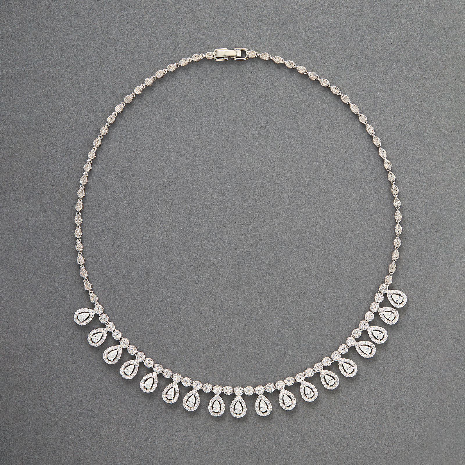 Teardrop Drop Chain Necklace