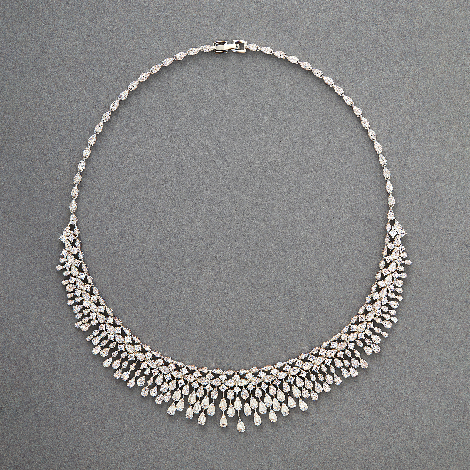 Graduated Bib Fringe Necklace