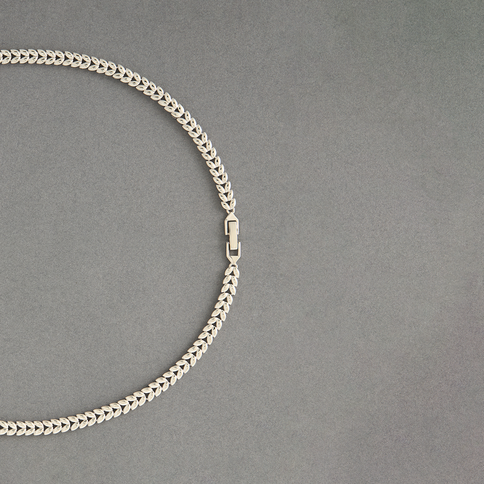 Ornate Square-Link Statement Necklace