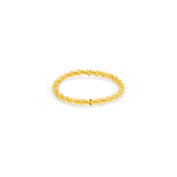 CZ Full Eternity Band Ring - Gold