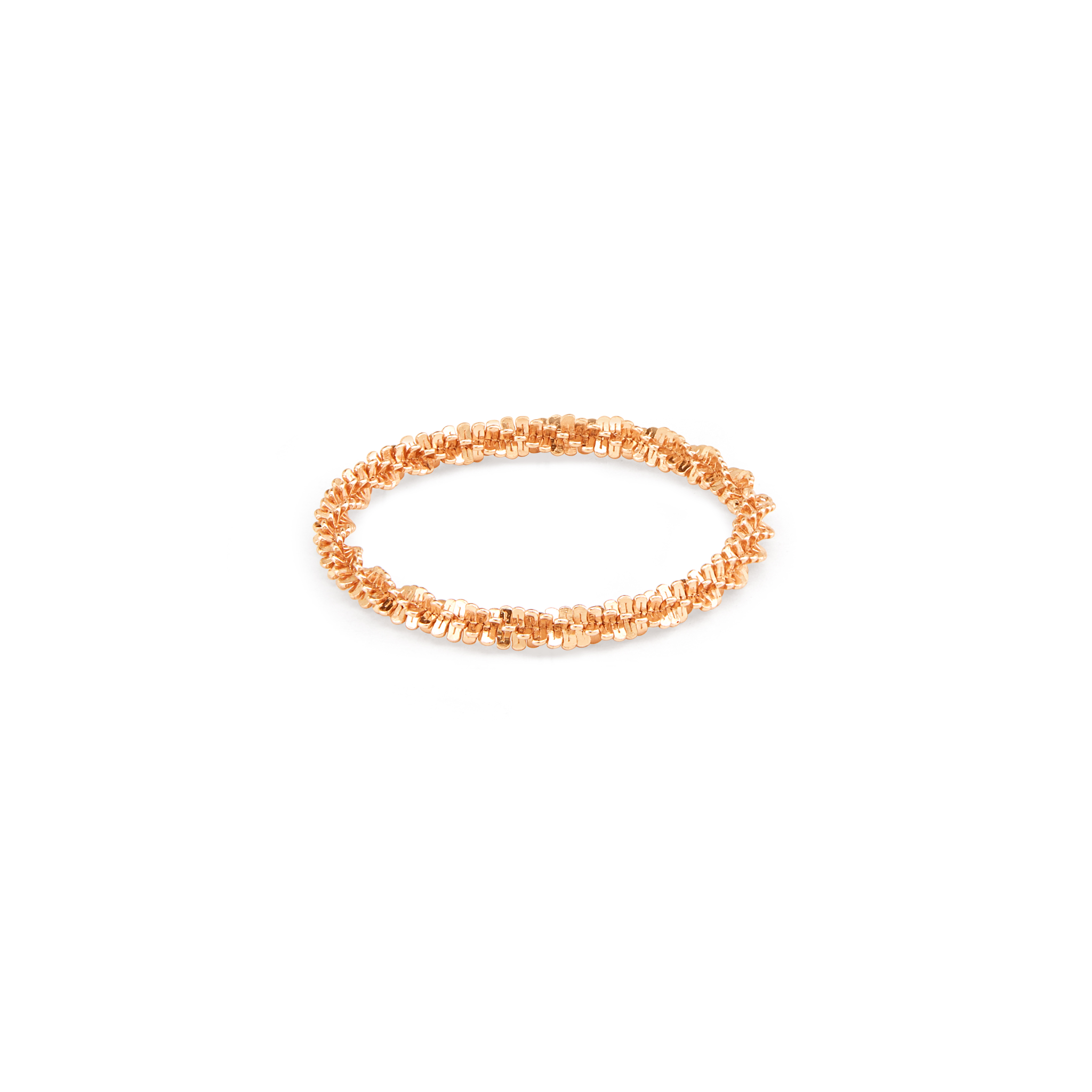 CZ Full Eternity Band Ring - Rose Gold