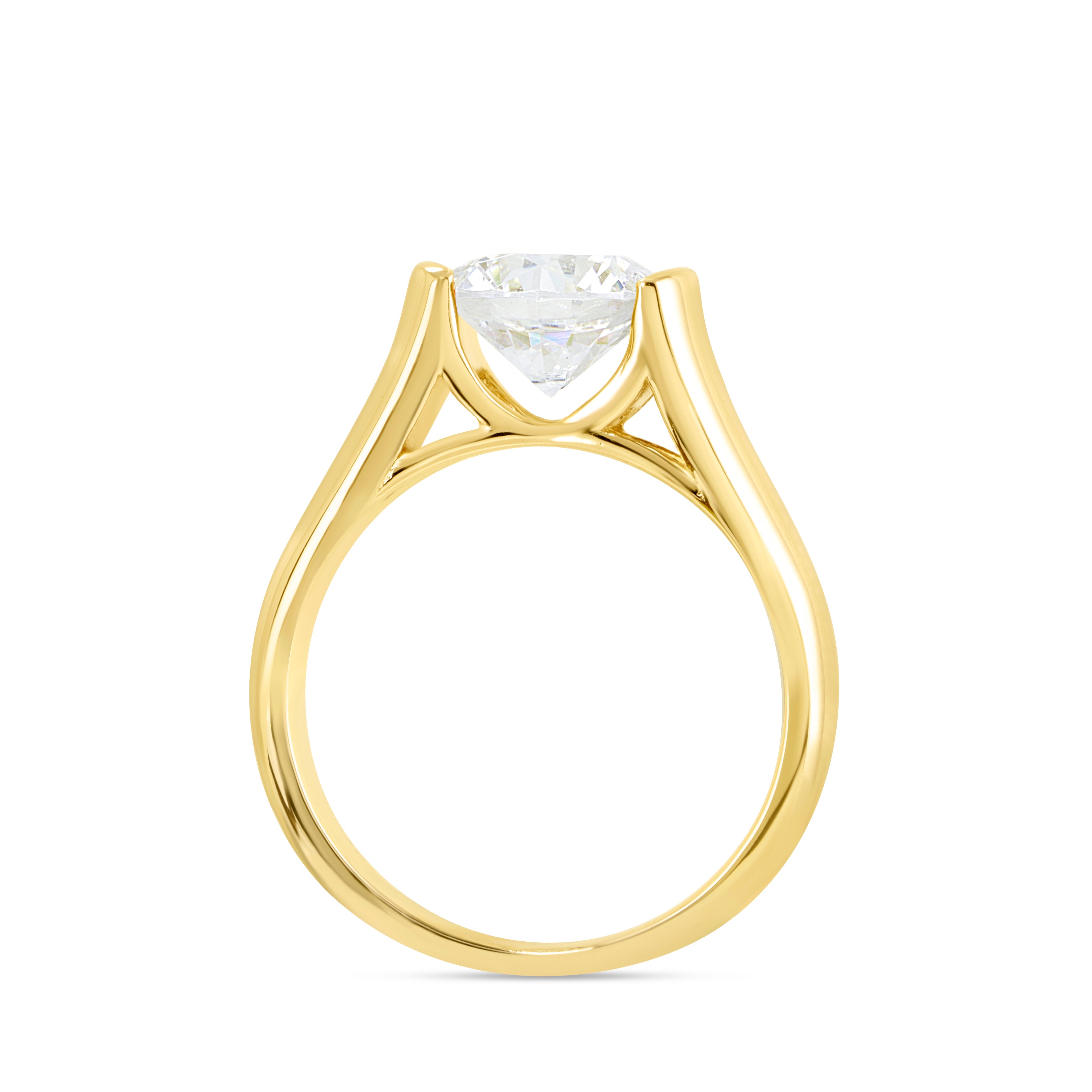 Classic Solitaire Ring - Gold