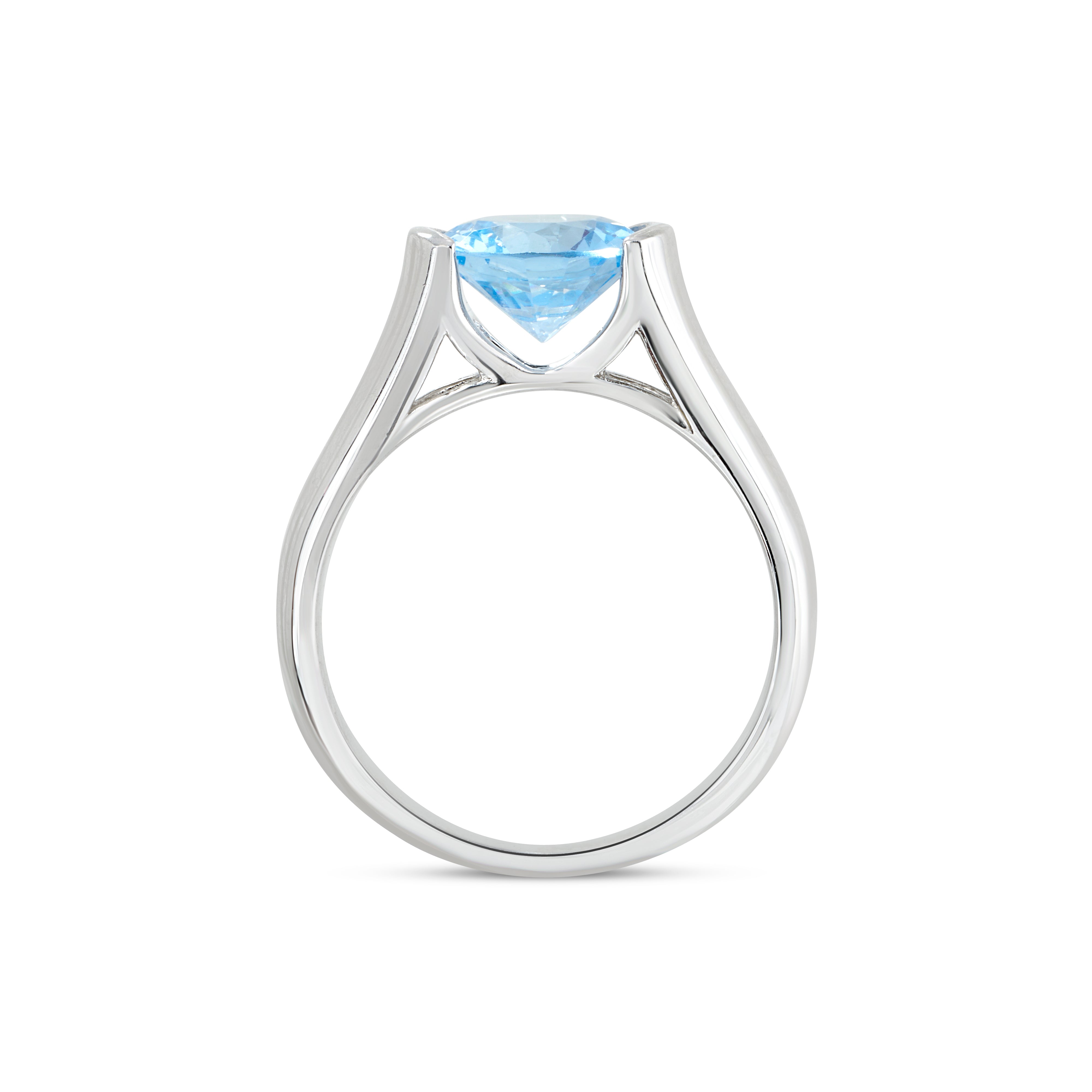 Classic Solitaire Ring - Silver