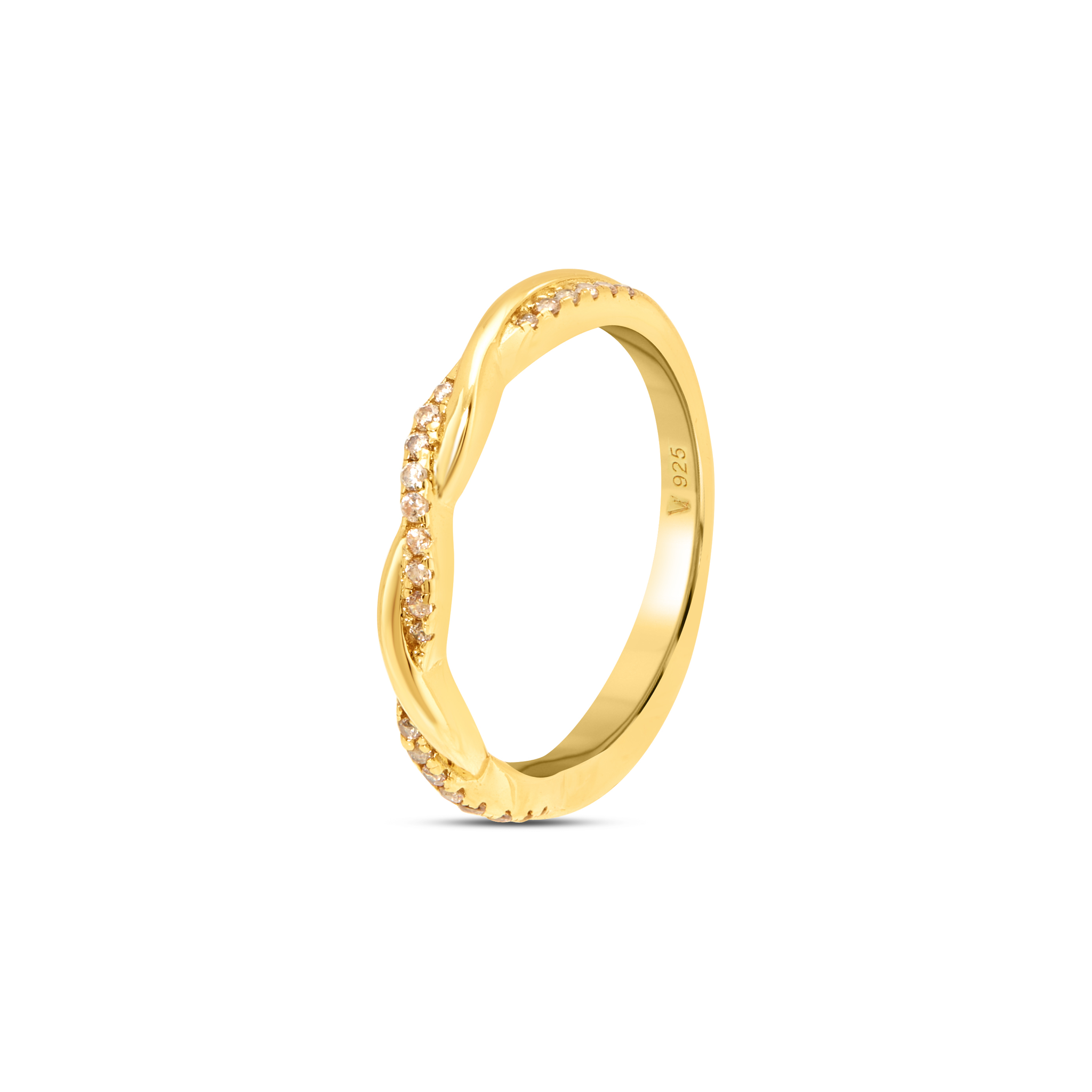 Classic Round Solitaire Ring - Gold