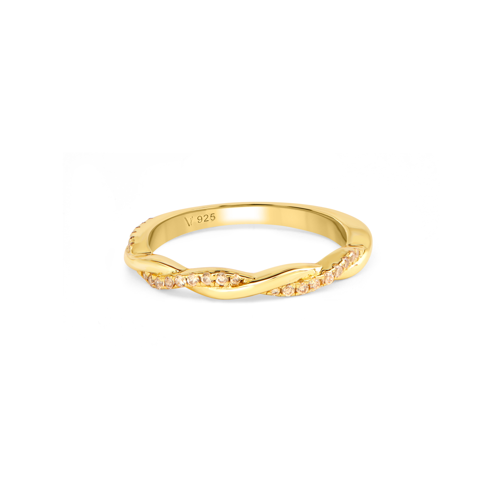 Classic Round Solitaire Ring - Gold