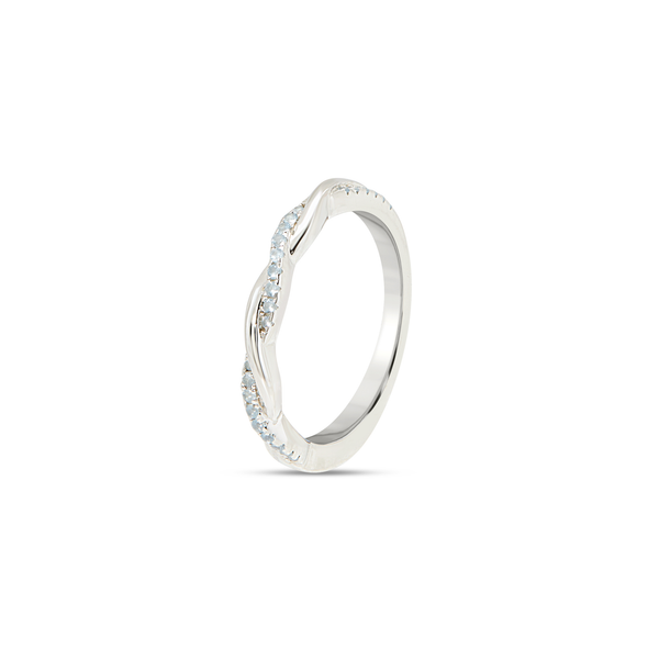 Classic Round Solitaire Ring - Silver
