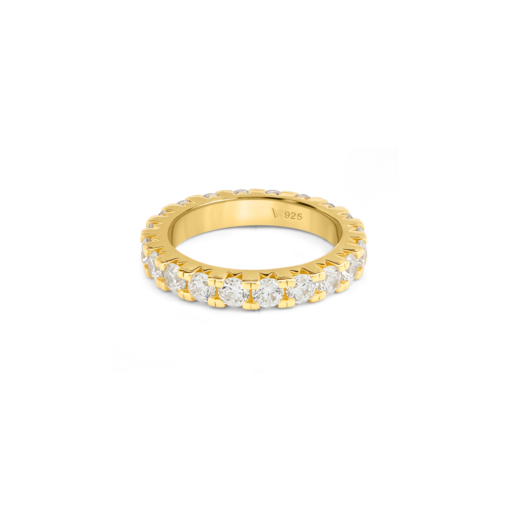 Floral Halo Diamond Ring - Gold