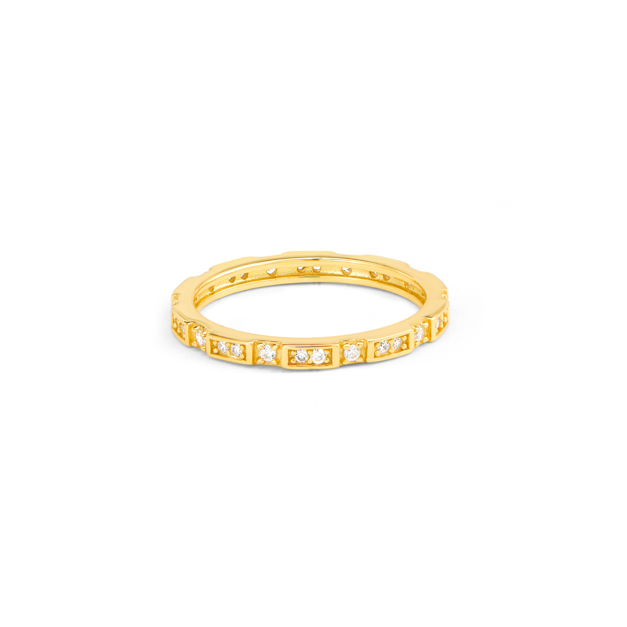 Twisted Vine Solitaire Ring - Gold