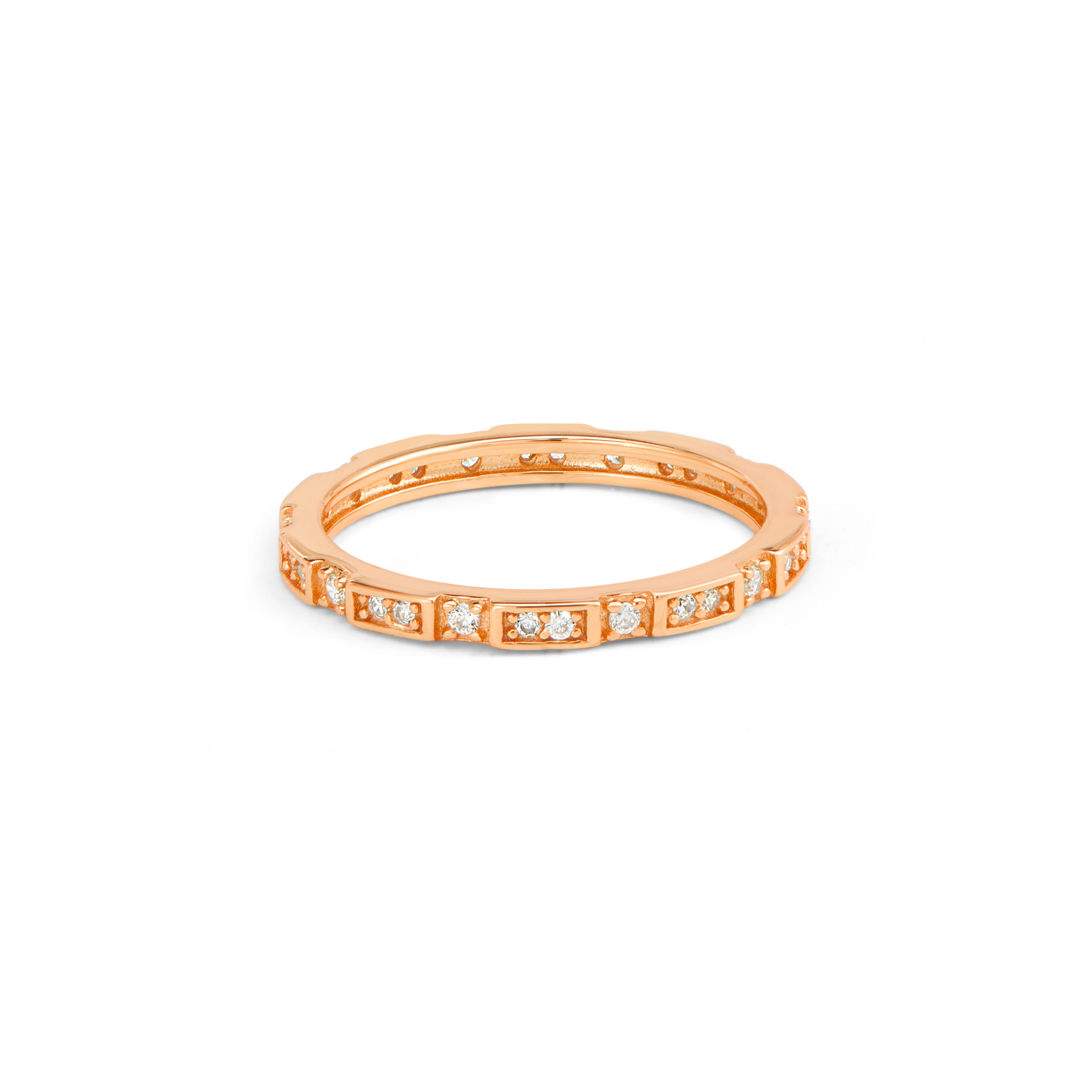 Twisted Vine Solitaire Ring - Rose Gold