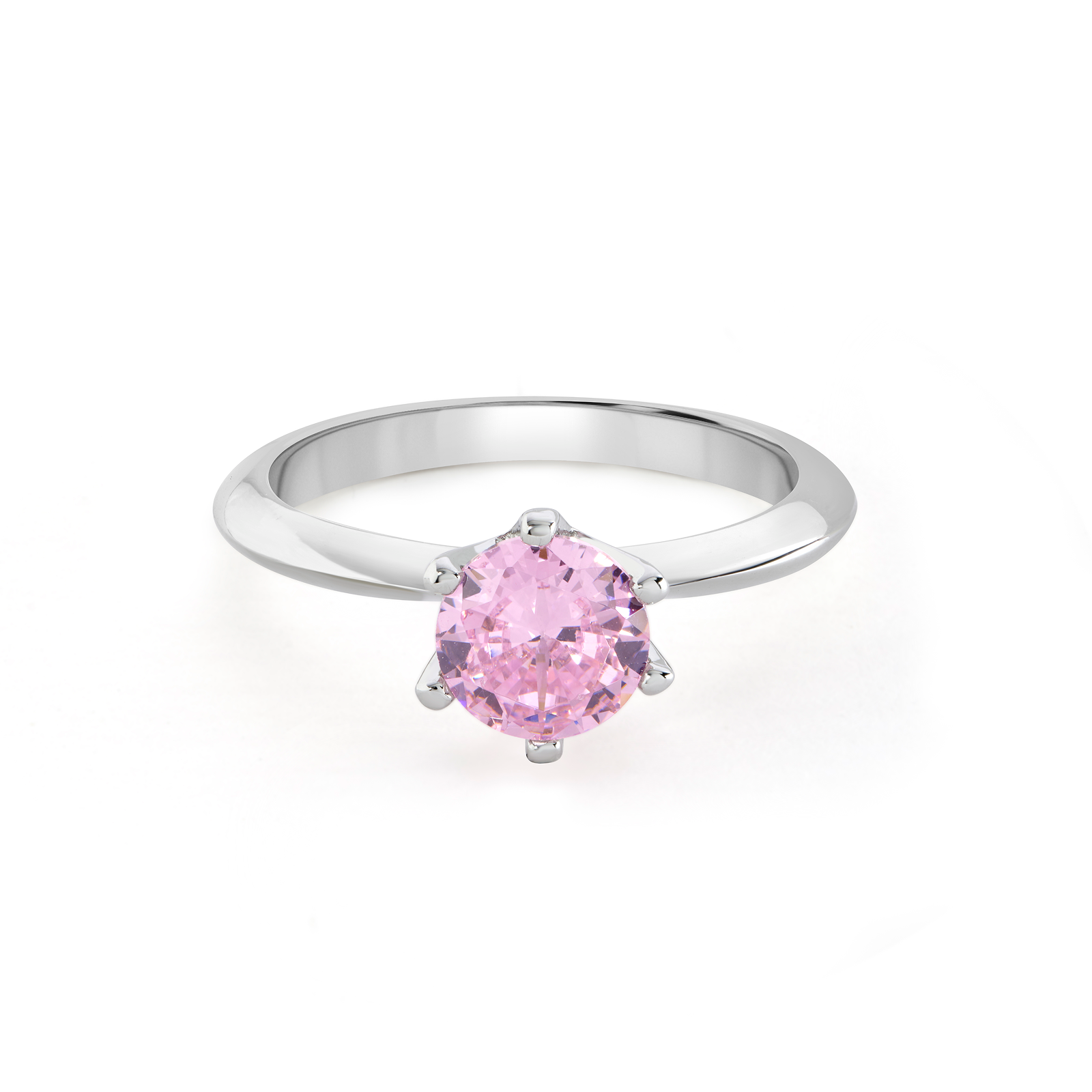 Champagne Gemstone Solitaire Ring