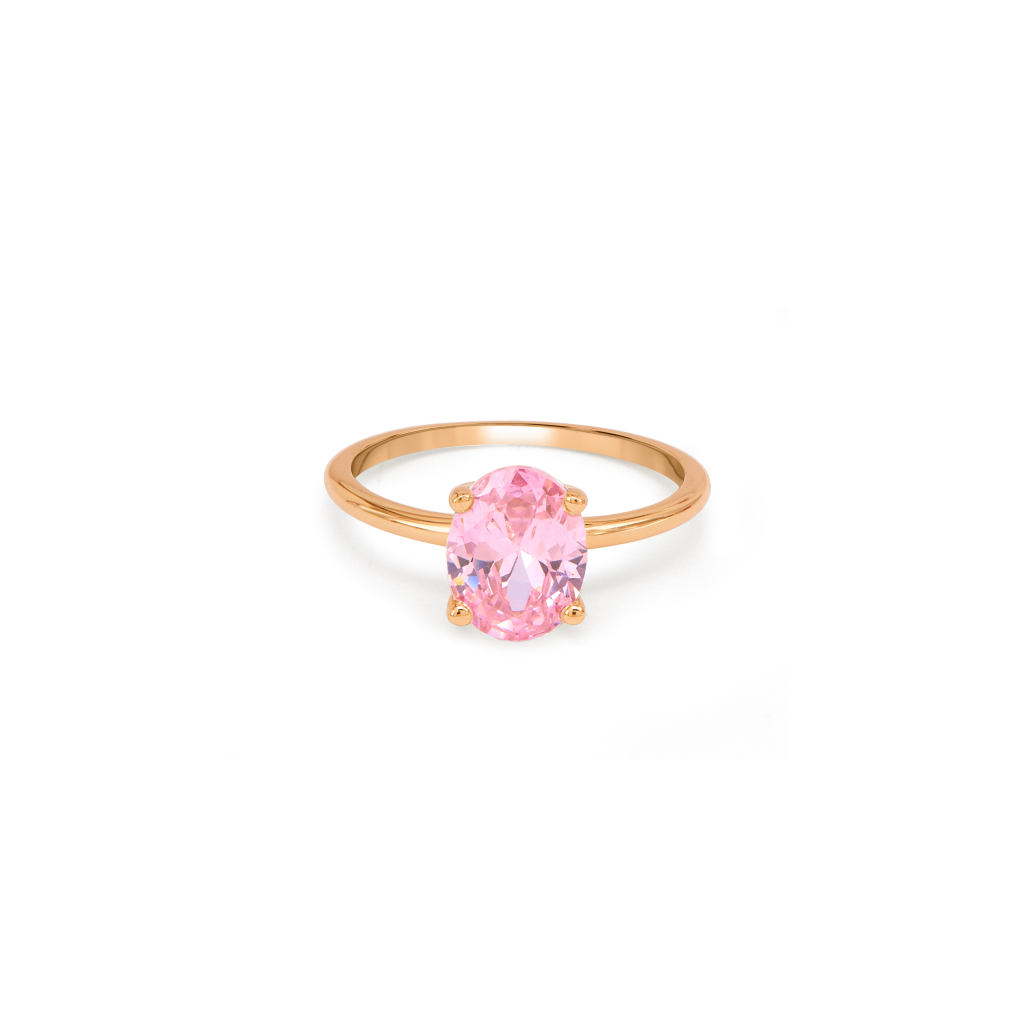 Bold Solitaire Statement Ring