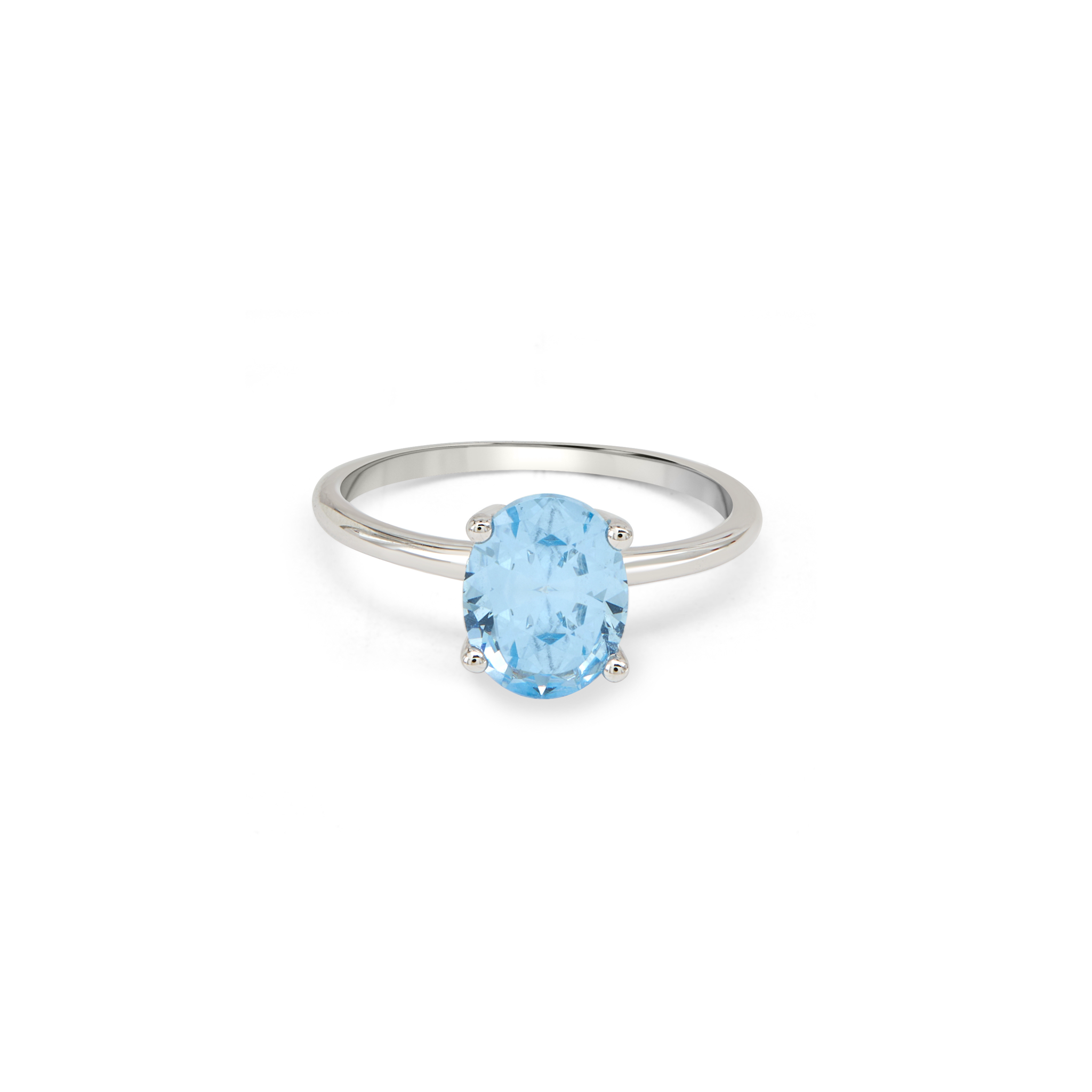 Bold Solitaire Statement Ring
