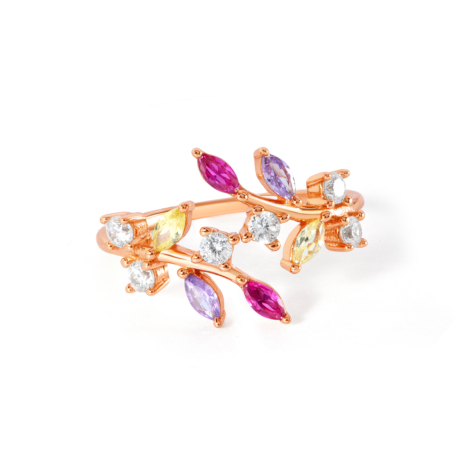 Floral Vine Wrap Ring