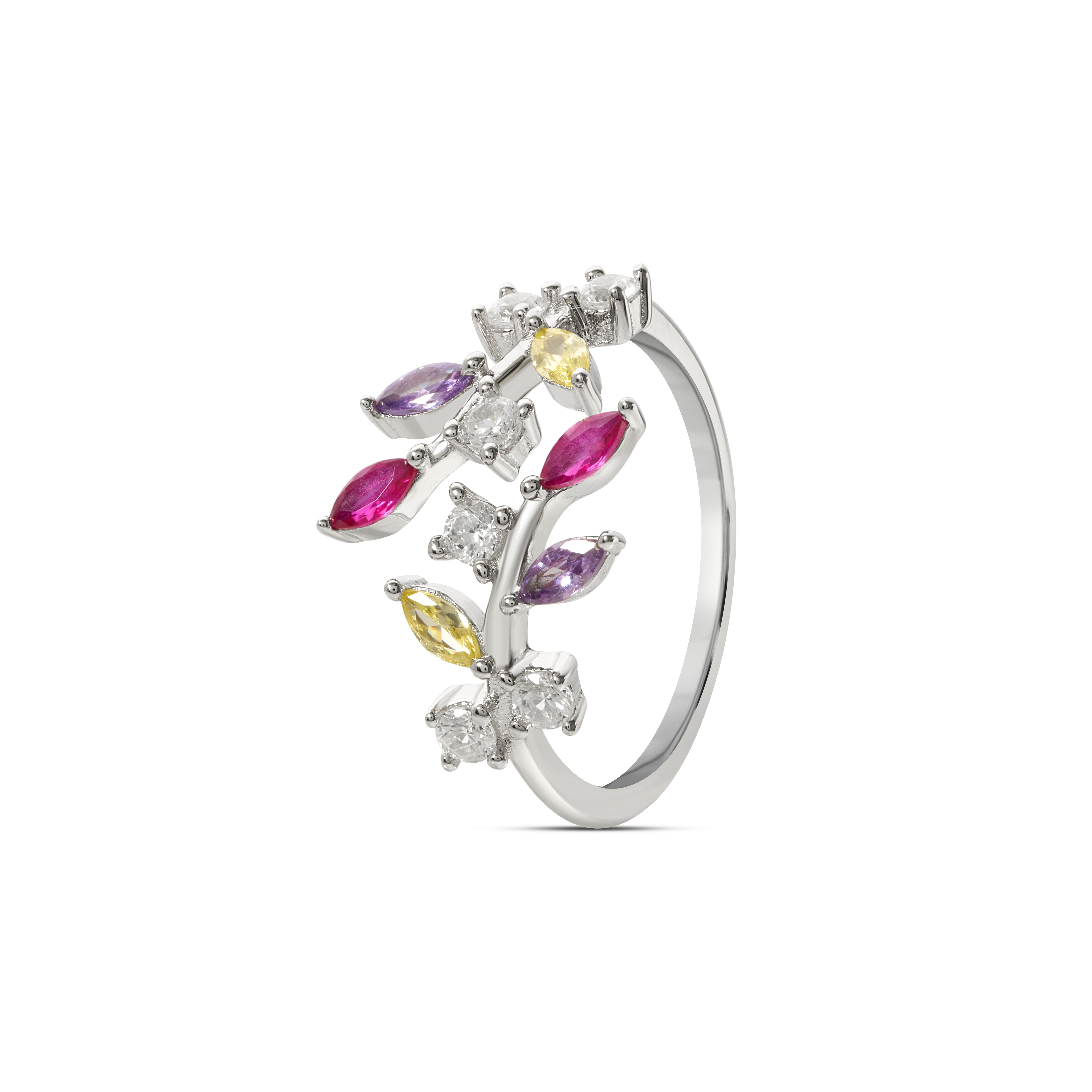 Floral Vine Wrap Ring
