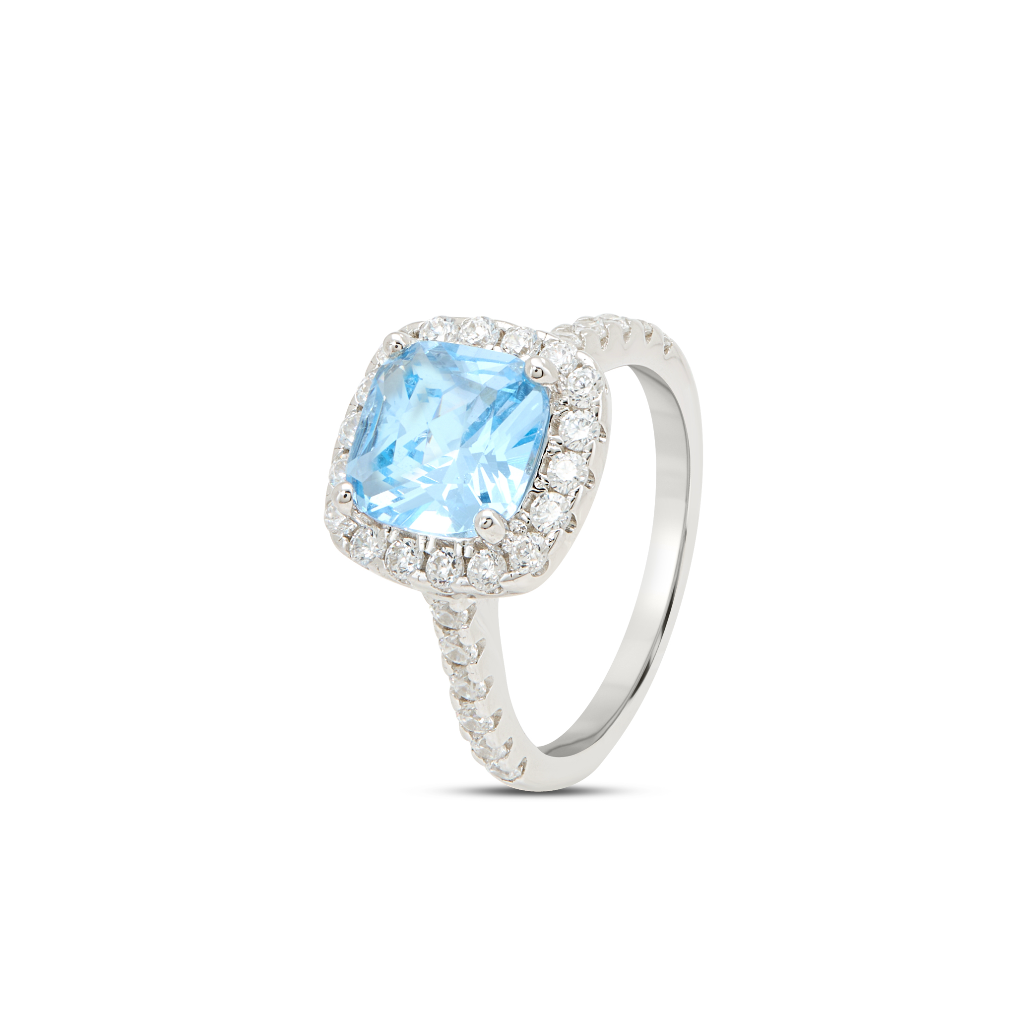 Marquise Cluster Statement Ring - Silver