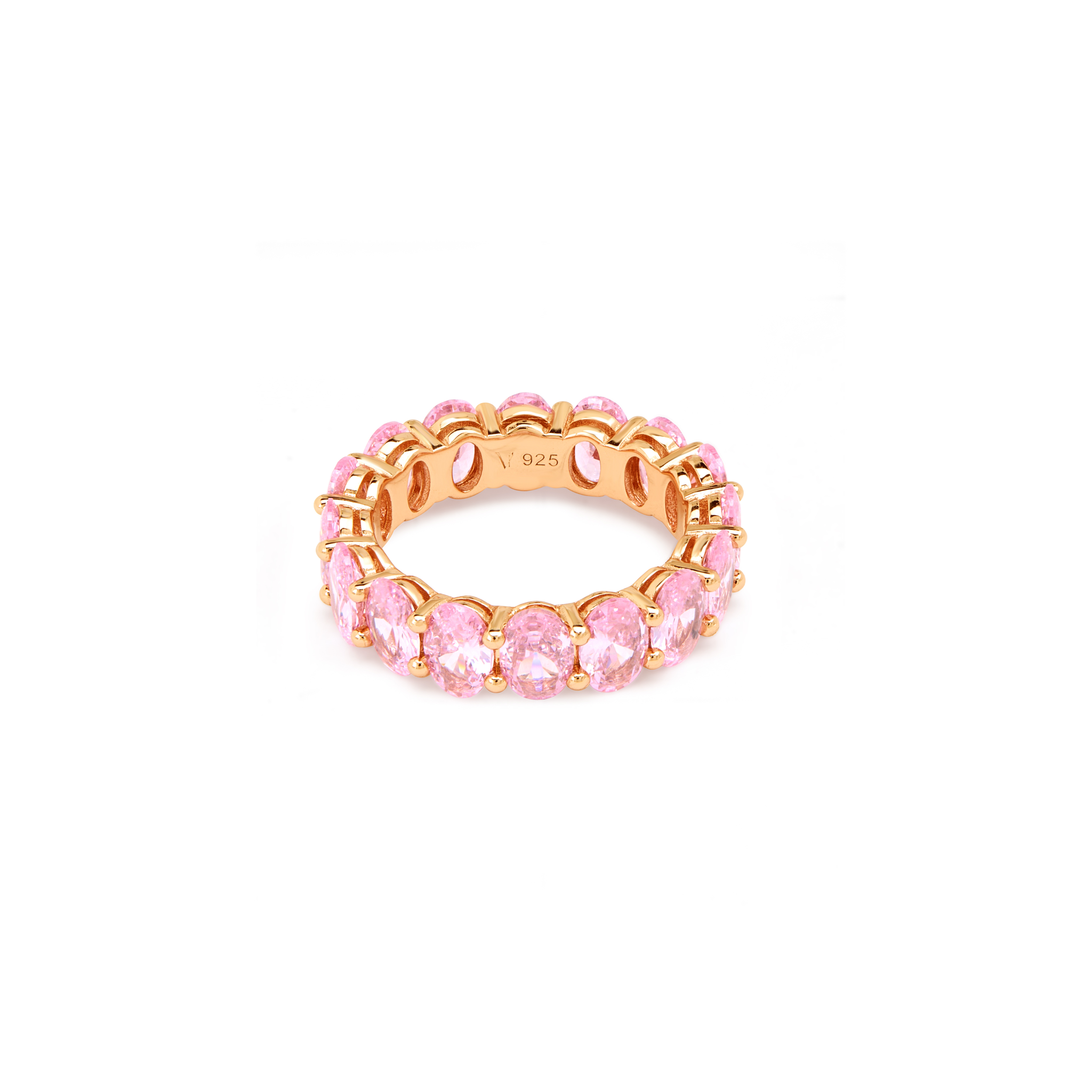 Oval Halo Solitaire Ring