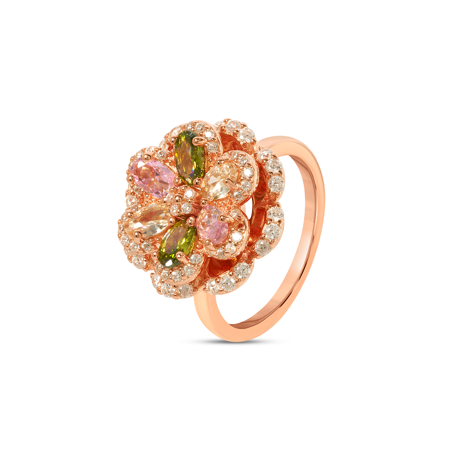 Multicolour Floral Garden Ring