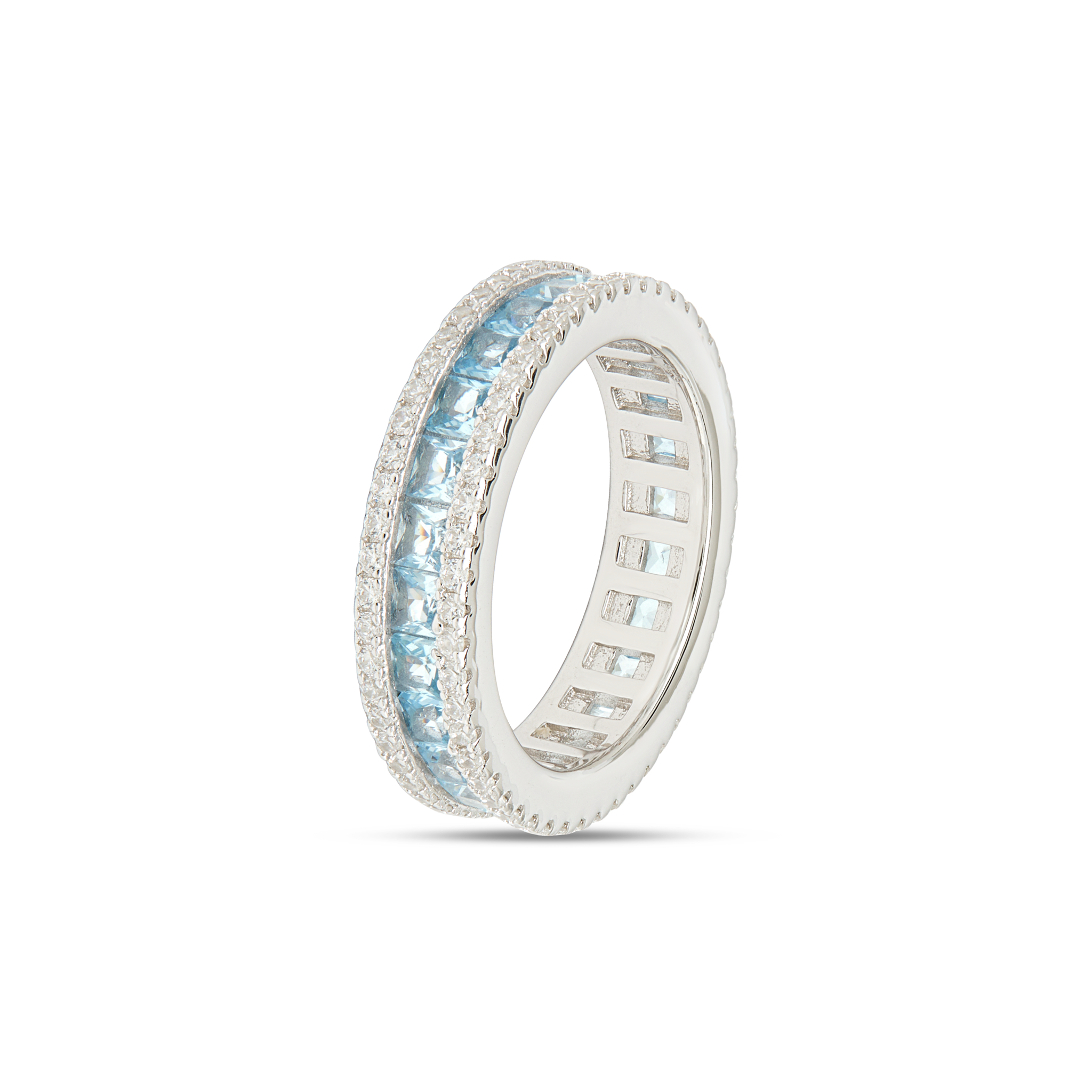 Floral Multi-Petal Halo Ring