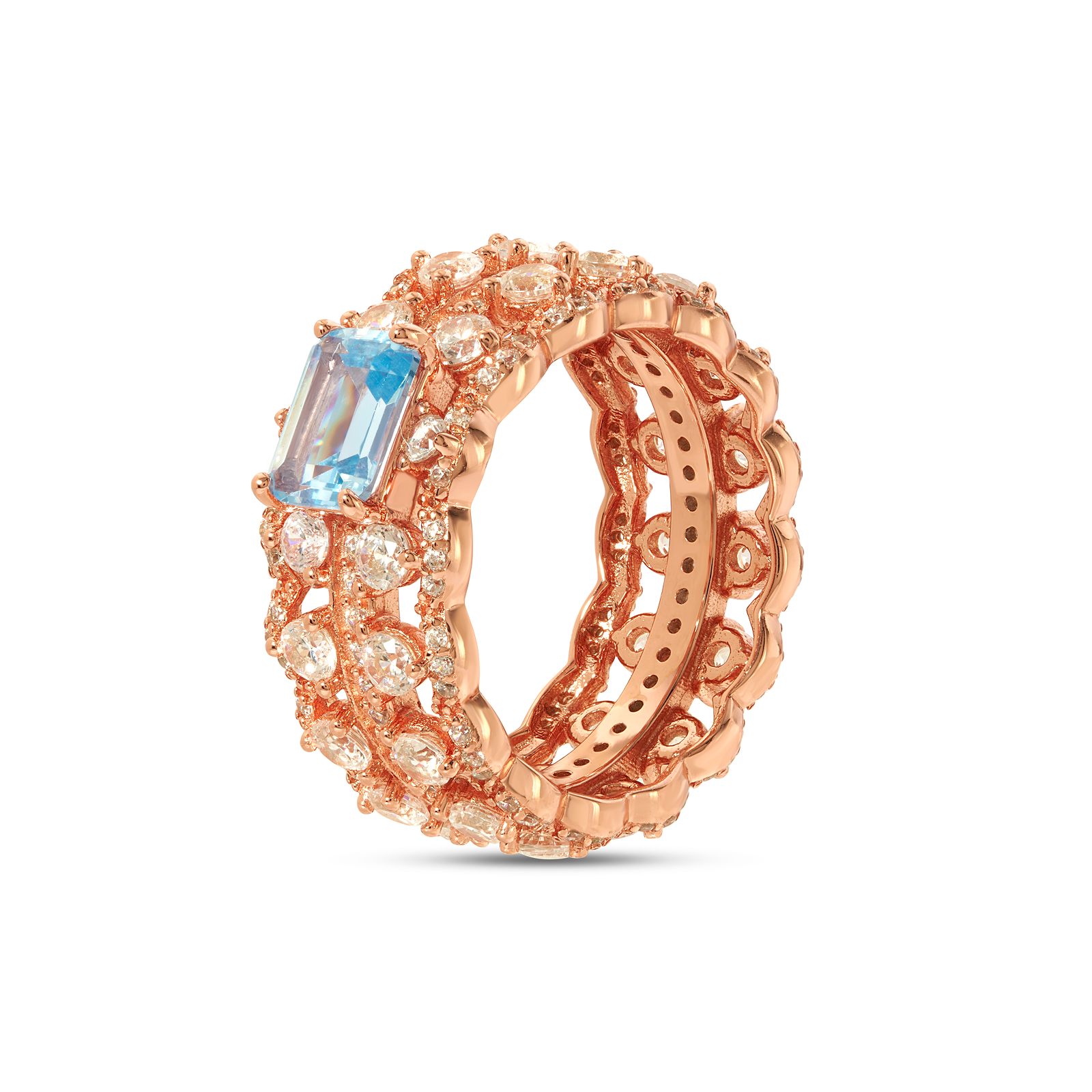 Ornate Eternity Band Ring