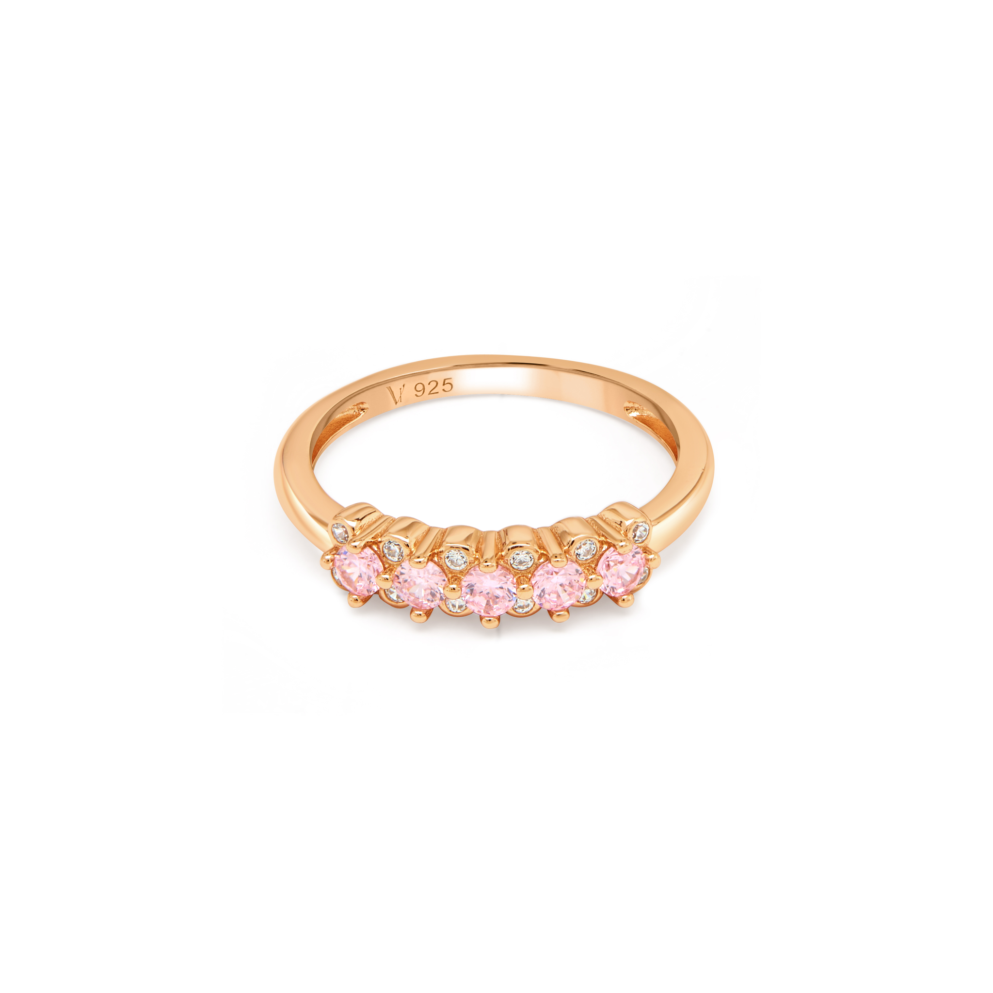 Geometric Cathedral Solitaire Ring