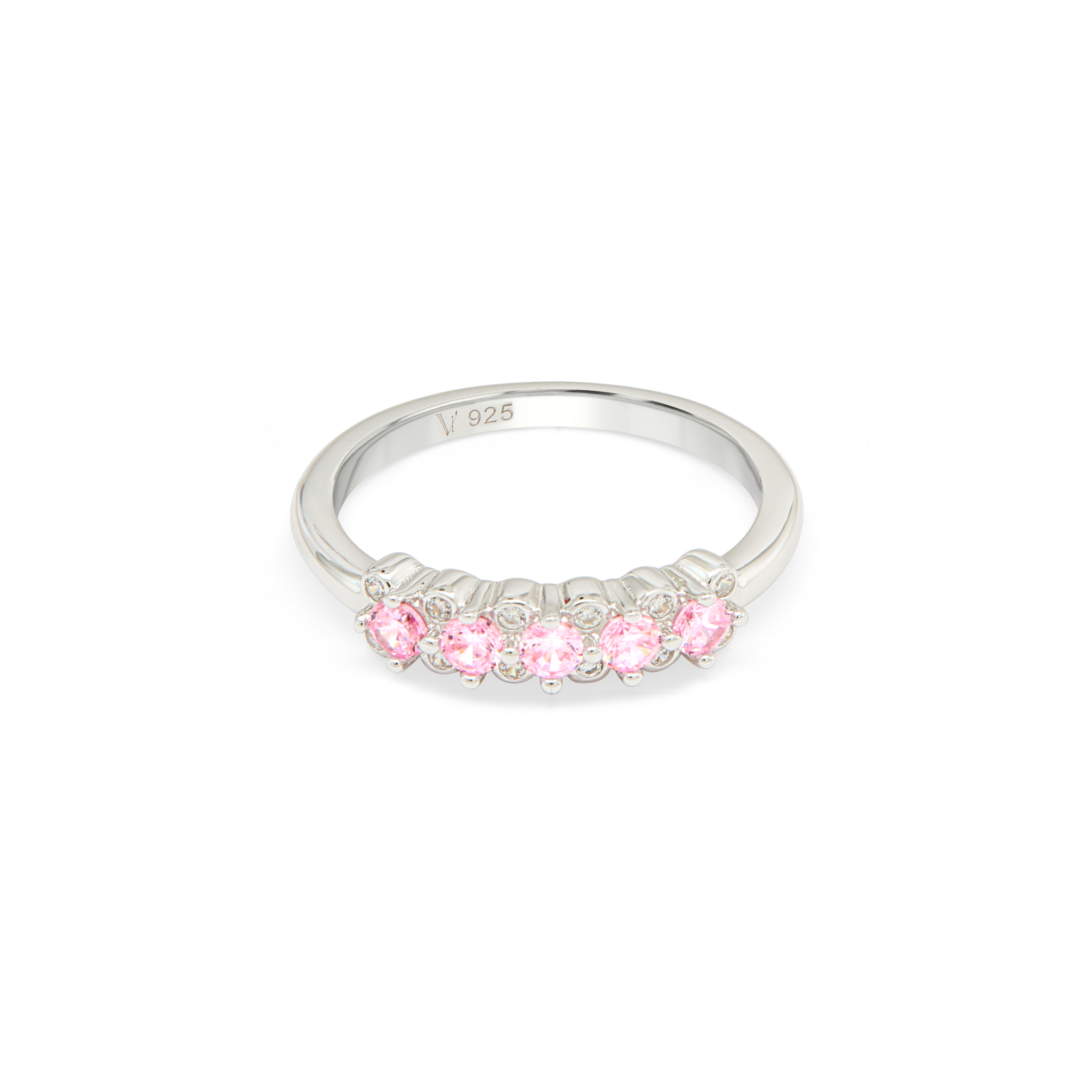 Geometric Cathedral Solitaire Ring