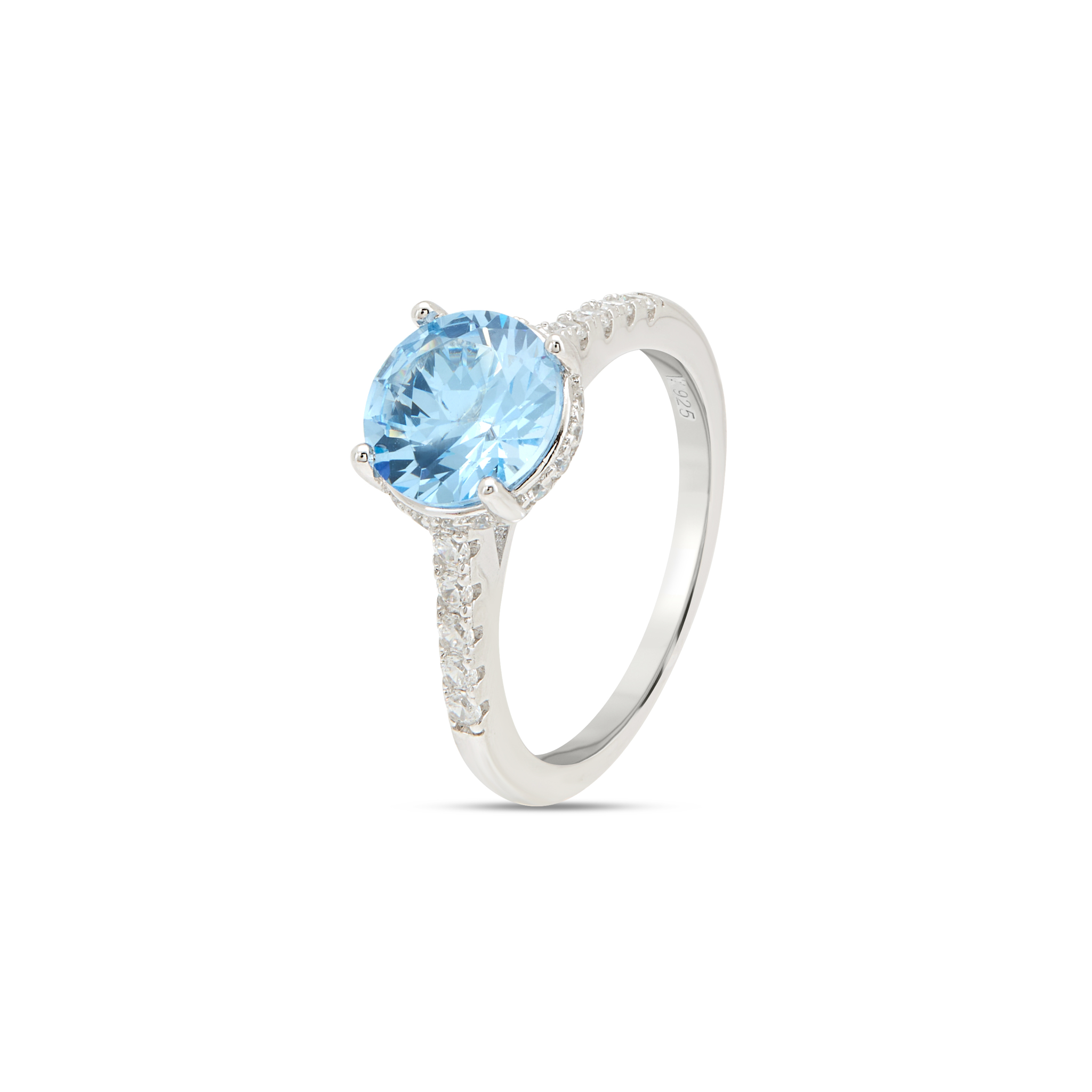 Twisted Shank Halo Ring