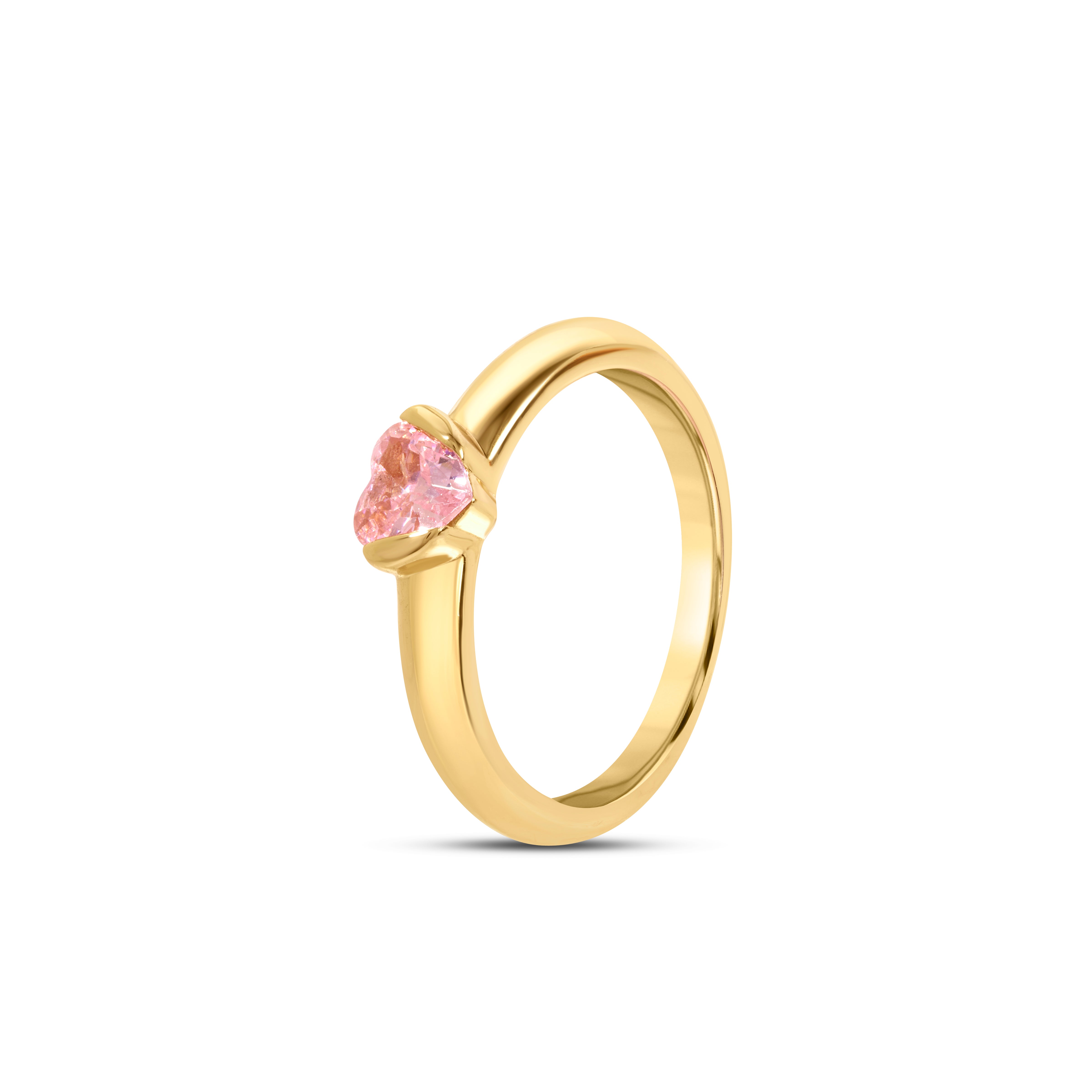 Blue Heart Gemstone Ring